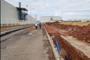 La nova connexió hídrica al polígon industrial Casa Blanca impulsarà el creixement industrial de Moncofa