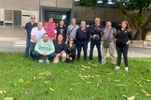 Voluntariado que transportó hasta Valencia lo recogido en Bonkfe