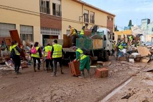 Cerca de 300 personas voluntarias de Xàtiva ayudarán este fin de semana a los municipios afectados por la DANA