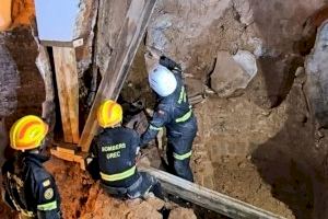 Comencen els treballs d’apuntalament per a recuperar els edificis emblemàtics d'Utiel i Chiva afectats per la DANA