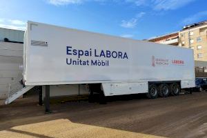 La primera oficina mòbil de Labora ja funciona a Catarroja per a atendre persones desocupades i empreses afectades per la riuada