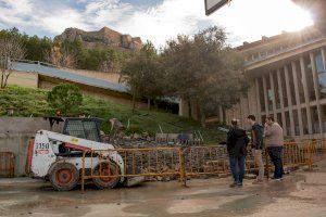 El Ayuntamiento de Morella ha habilitado un nuevo espacio verde en el patio del CEIP Virgen de Vallivana