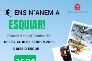 L'Eliana vuelve a llevar a los jóvenes a la nieve en febrero