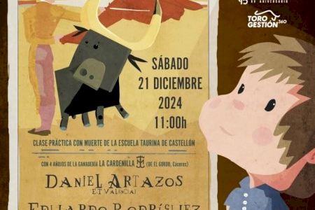 Compromís critica el cartell d'un acte taurí aVinaròs per la imatge d'un xiquet