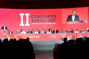 Toni Pérez destaca el peso del sector servicios para el empleo en la apertura del II Congreso Federal FeSMC–UGT Toni Pérez destaca el peso del sector servicios para el empleo en la apertura del II Congreso Federal FeSMC–UGT