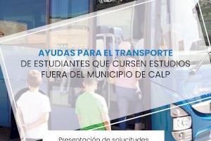 Calp abre el plazo para solicitar las ayudas al transporte de estudiantes del curso 23/24 - (foto 2) Calp abre el plazo para solicitar las ayudas al transporte de estudiantes del curso 23/24 - (foto 2)