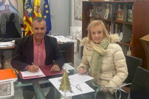 El Ayuntamiento de Aspe y la Sociedad Musical y Cultural Virgen de las Nieves firman un convenio de colaboración