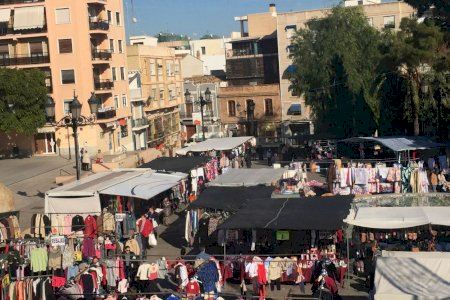 Burjassot tendrá su Mercadillo de manera extraordinaria los martes 24 y 31 de diciembre