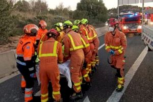 Un accident en l'A-7 provoca el talle total i congestió a Xàtiva - (foto 4)