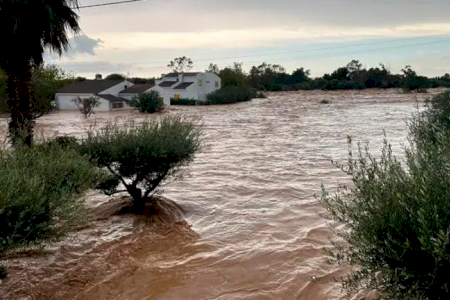Capicorb, uno de los puntos críticos de las riadas en Castellón, pide ayuda a la CHJ