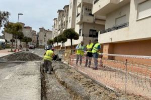 La Nucía invierte 40.000 € en la reparación del alcantarillado en la calle Marte