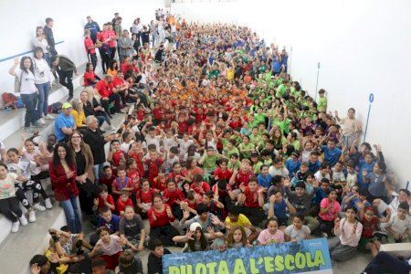 Tavernes de la Valldigna respira pelota con más de 800 alumnos de Primaria