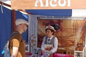 Alcoi participa en la XXII Fira Modernista de Terrassa per reforçar la seua promoció turística a Catalunya