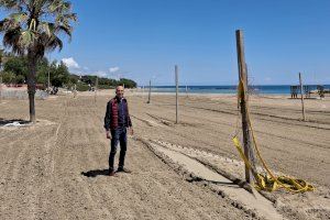 El Ayuntamiento adecua la zona deportiva lúdico-recreativa de la playa del Fortí