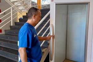 El Pabellón Polideportivo cuenta con un nuevo ascensor que garantiza la accesibilidad