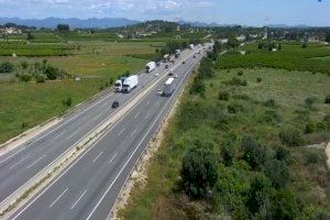 Cortada la A7 en el bypass de Valencia por obras: horarios, tramos y alternativas