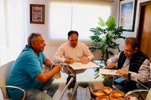Renuevan el convenio de colaboración entre el Ayuntamiento y la Comunidad de Regantes "Els Molins" de Finestrat
