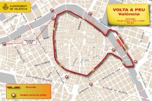 Aquest diumenge torna la Volta a Peu a València: recorregut, horaris i afeccions al trànsit