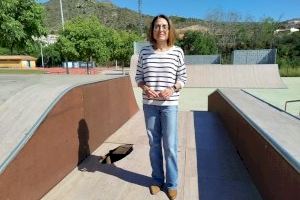 La pista de skate de la Vall d’Uixó continúa cerrada más de seis meses después