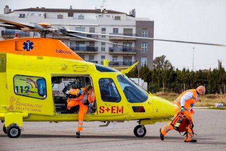 Herido grave un motorista de 32 años al chocar contra un tractor en Llíria