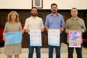 L'Ajuntament de Sagunt presenta el Campus Delfín, l'Escola d’Estiu i el Diverestiu d'este estiu