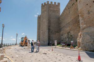 Comienzan las obras a los pies del portal de Sant Miquel, entrada a una de las murallas más emblemáticas de la Comunitat Valenciana