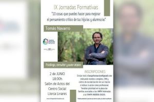 Educación y las AMPAs organizan una charla para padres y docentes con claves para mejorar el pensamiento crítico de la infancia