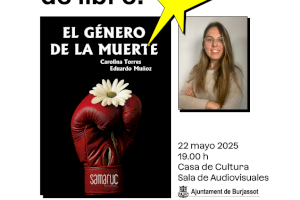 La Casa de Cultura de Burjassot acoge la presentación del libro de Carolina Torres y Eduardo Muñoz El Género de la Muerte