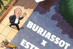 Burjassot presenta el cómic, Burjassot per Estellés, en el que el propio poeta presenta el municipio a pequeños y mayores