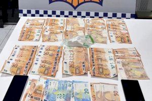 Golpe al tráfico de drogas en Pilar de la Horadada: incautan 10.000 euros en efectivo