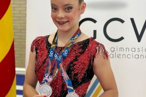 Las gimnastas de Les Marines consiguen 18 medallas en el provincial absoluto de equipos - (foto 5)