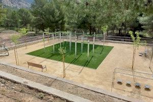 La Diputación crea una zona deportiva y de recreo inclusiva en el Espacio Natural L’Avaiol
