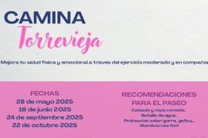Camina Torrevieja, actividad dirigida a mejorar tu salud física y emocional a través del ejercicio moderado y en compañía