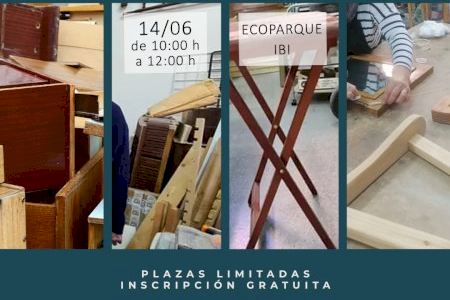 El Consorcio Terra impulsa la economía circular mediante la formación en reparación de mobiliario con un taller en Ibi