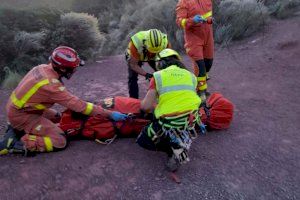 Rescaten en helicòpter a un ciclista ferit després d'una caiguda a la muntanya en plena Sierra Calderona