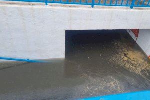 Pas subterrani inundat a Sant Joan d'Alacant
