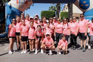 GALERÍA | Burriana se tiñe de rosa en la 9ª Cursa de la Dona con más de 1.000 personas unidas contra el cáncer de mama