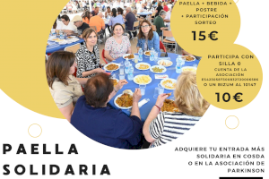 La Asociación de Parkinson de la Provincia de Castellón invita a la comunidad a su "II Paella Solidaria en Apoyo a la Asociación Parkinson"