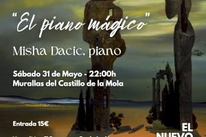 Misha Dacić, el virtuosismo del piano romántico resuena en el Castillo de la Mola