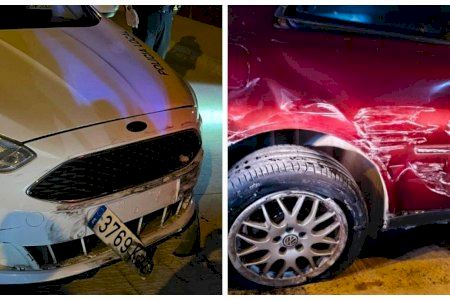 Peligrosa persecución a un kamikaze drogado tras robar gasolina en Algemesí: un policía acaba herido