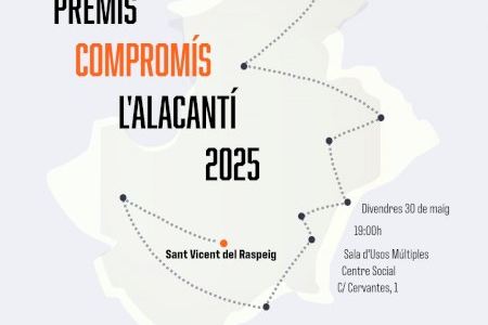 Sant Vicent del Raspeig acull els Premis Compromís L’Alacantí 2025