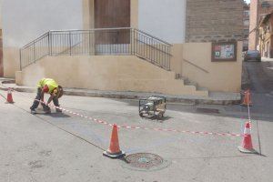 Xàtiva continúa con la pacificación del núcleo antiguo con la adecuación del tramo de la plaza de San Juan
