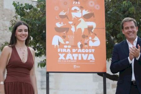 Xàtiva presenta el cartell oficial de la Fira d’Agost 2025 en el marc del seu 775é aniversari