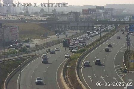 Embossos quilomètrics a València aquest divendres després de dos accidents en l'A-3 i A-7