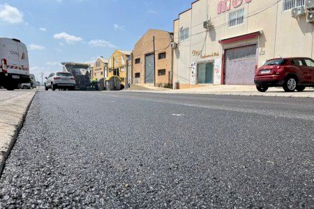L’Ajuntament executa les obres d’aglomerat en carrers Campanar del Polígon del Boch i en part de Llavador i Cor de Jesús