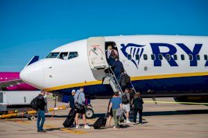 El aeropuerto de Castellón cierra su mejor mes de mayo con 33.196 pasajeros y un incremento del 30 %