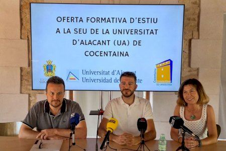Cocentaina, a través de la Seu de la UA, acull dos Cursos d’Estiu Rafael Altamira