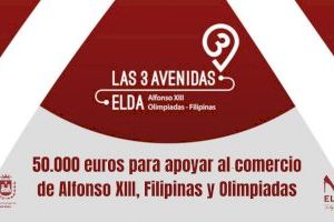 Los comercios de Elda disponen hasta el 25 de junio para solicitar las ayudas del Plan 'Tres Avenidas' para paliar los efectos de las obras