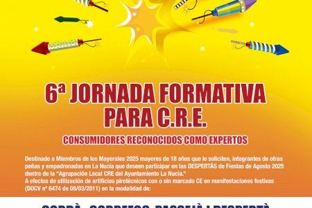 Último día de inscripción para el VI Curso de Formación de Petardos “CRE” en La Nucía