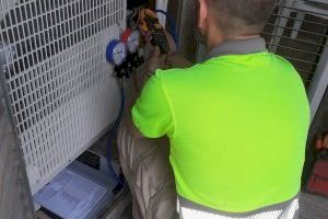 L'Ajuntament d'Alaquàs renova els equips de climatització del gimnàs del Centre Social Benàger i del Centre de Majors Camí Vell